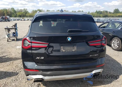 2022 BMW X3 xDrive30I from USA, damaged, VIN 5UX53DP00N9J36706
